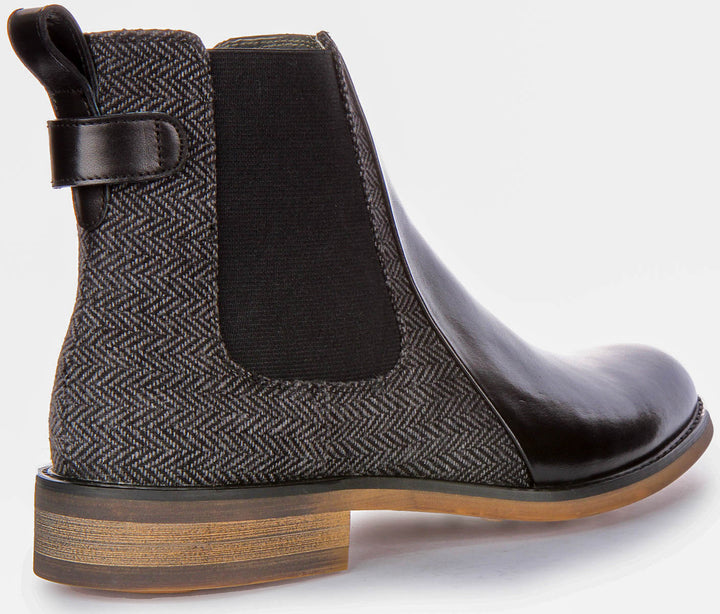 Terry Ankle Boots In Black