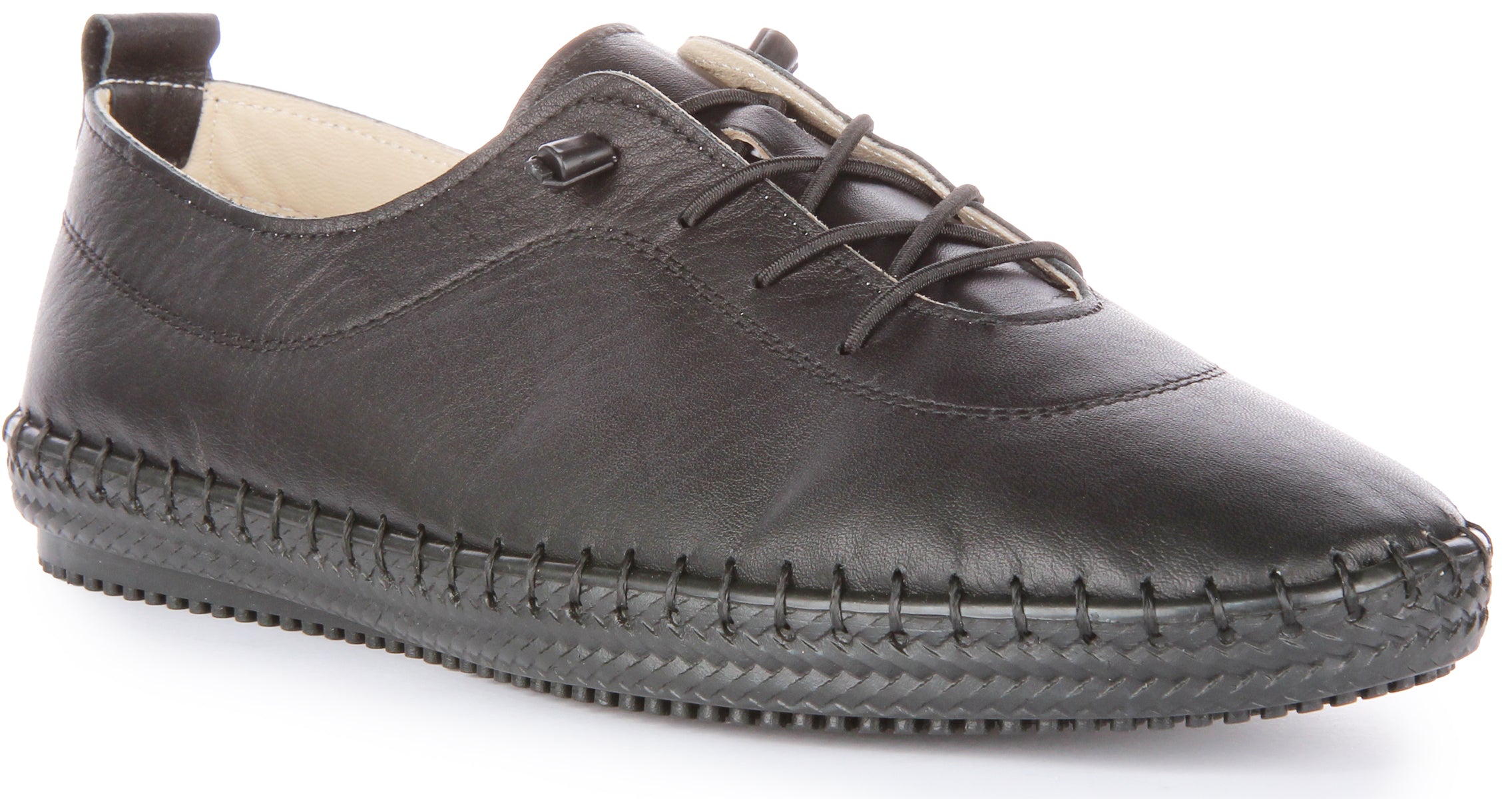 JUSTINREESS ENGLAND Lexi Gents In Black | Daily Work Shoe – Justin Reess