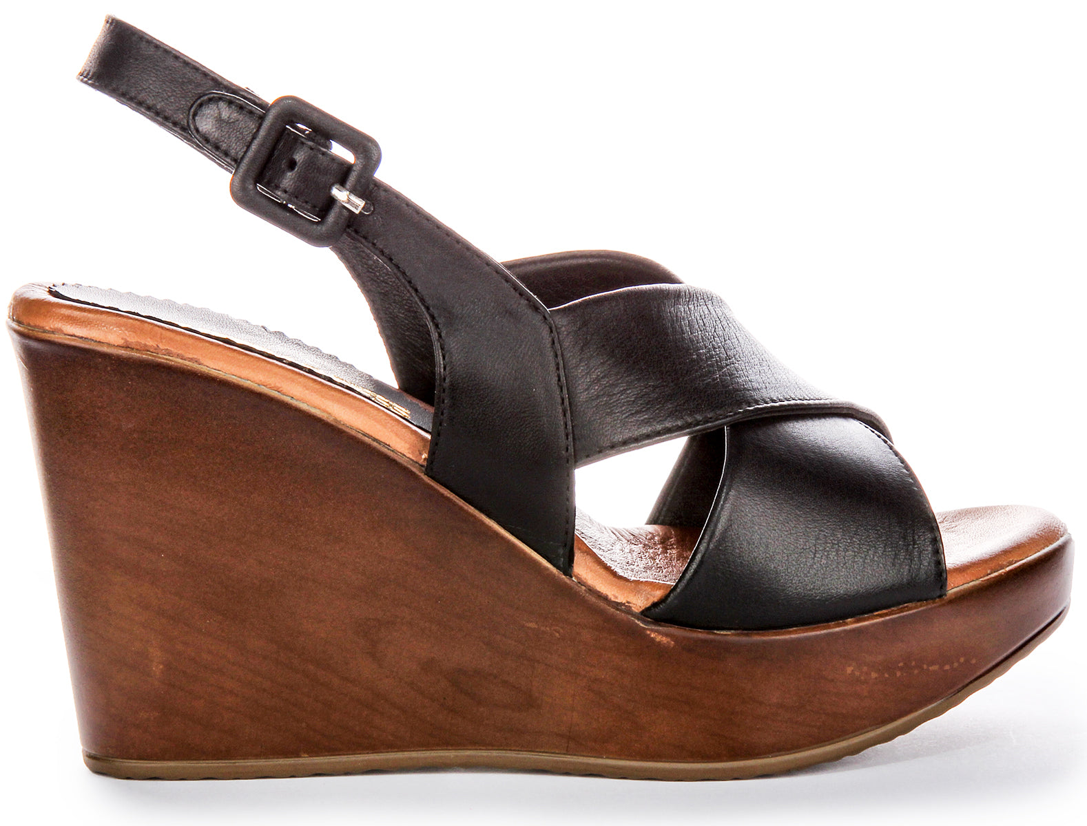 River Wedges Sandals In Black