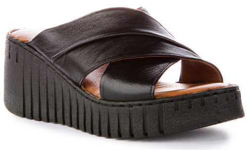 Camile Soft Footbed Sandals In Black