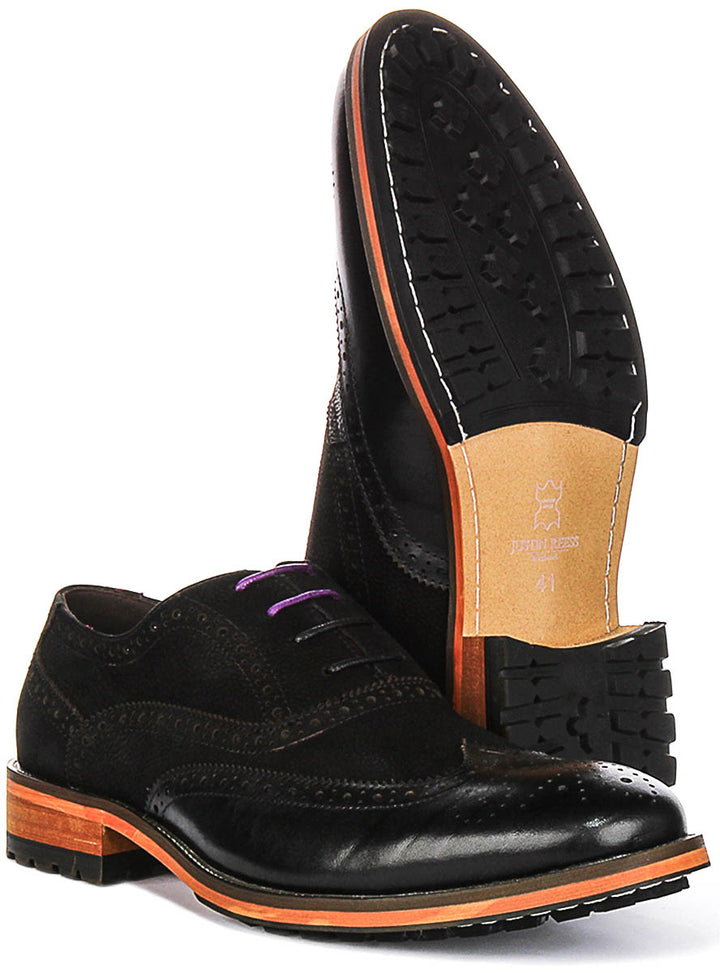 Noble Brogues Shoes In Black