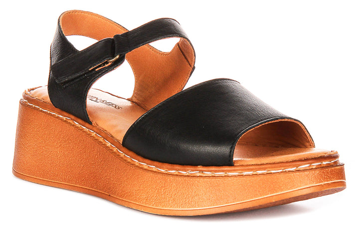Petal Sandals In Black