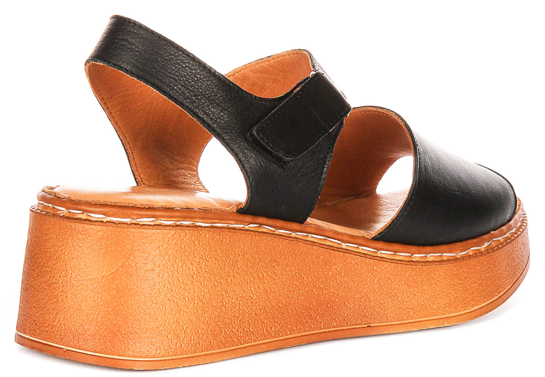 Petal Sandals In Black