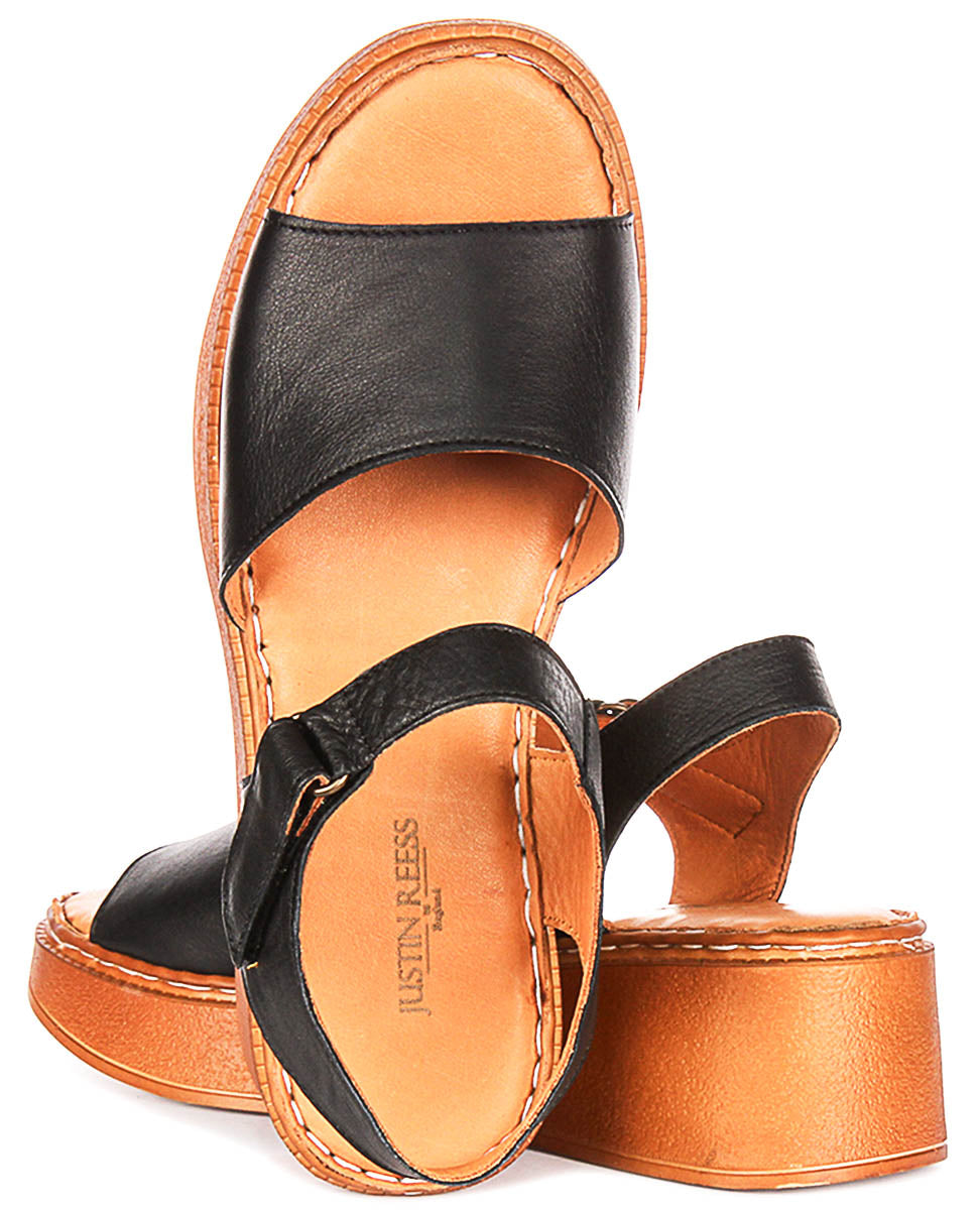 Petal Sandals In Black
