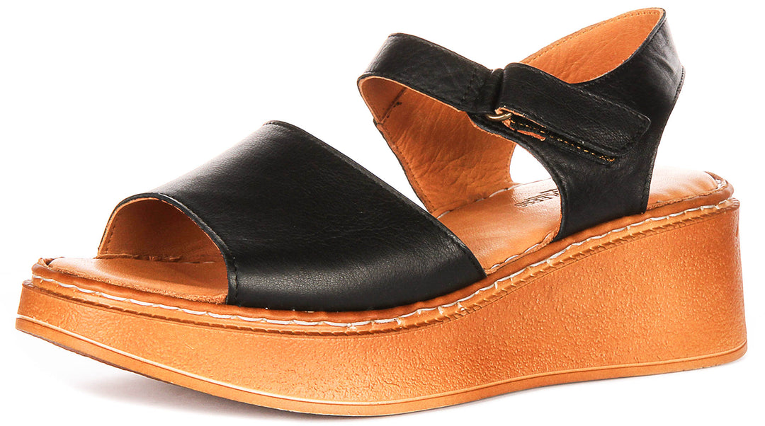 Petal Sandals In Black