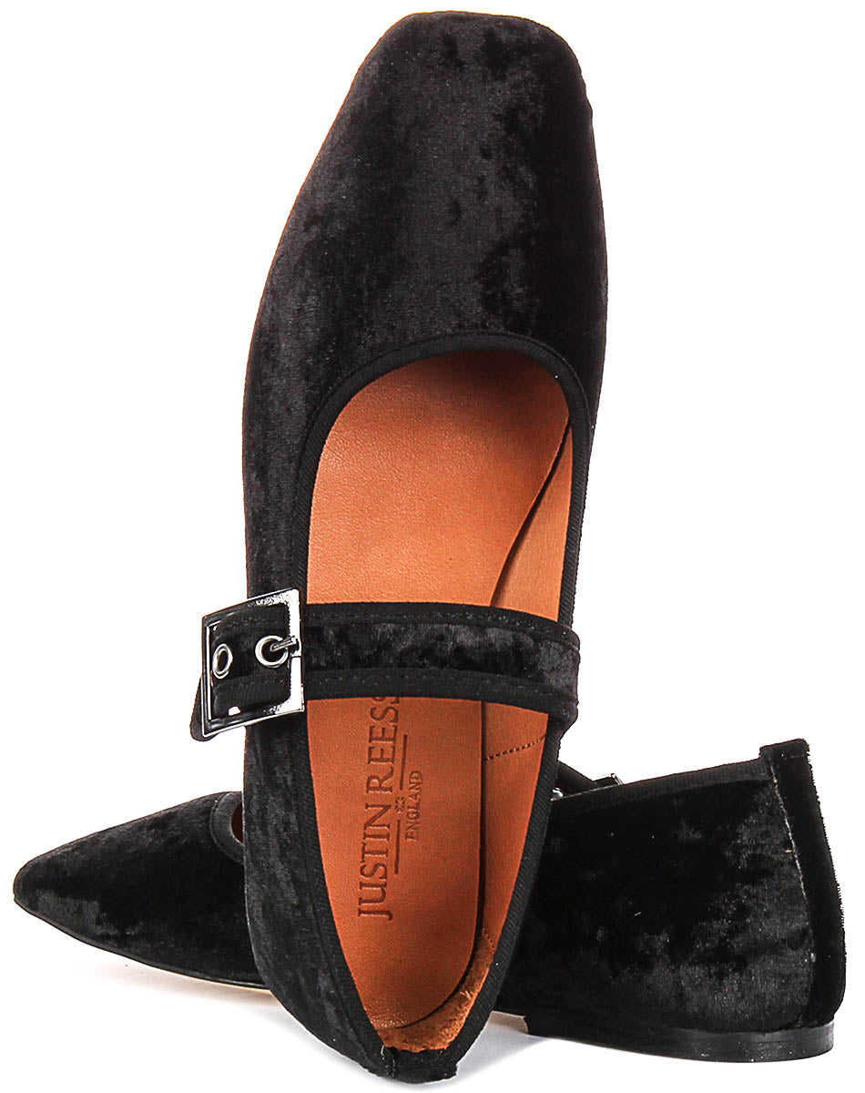 Kiera 2 Mary Jane In Black Velvet