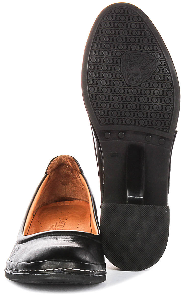 Polly In Black Heel Shoes