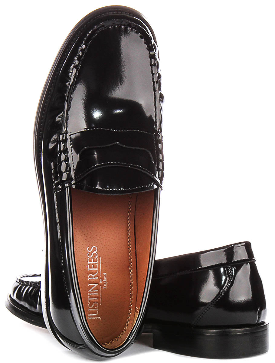 Joseph Loafer In Black Patent