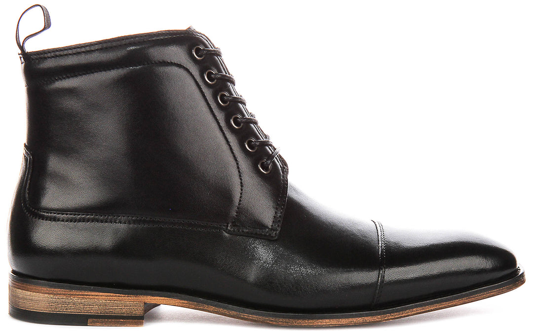 Kenneth Lace up Boot In Black