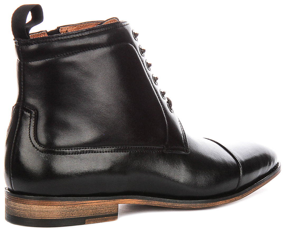 Kenneth Lace up Boot In Black