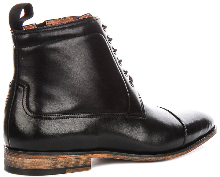 Kenneth Lace up Boot In Black