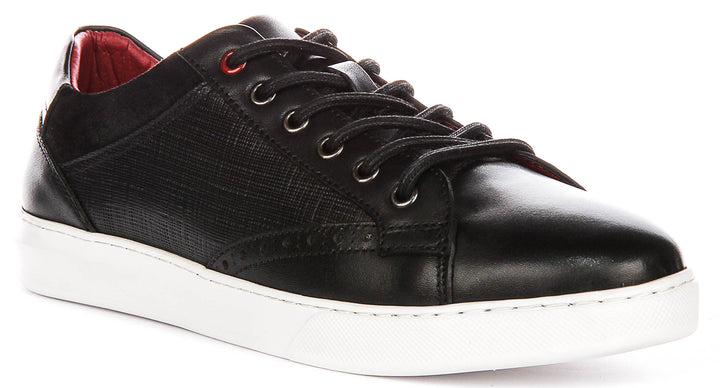 Roland In Black Smart Trainers