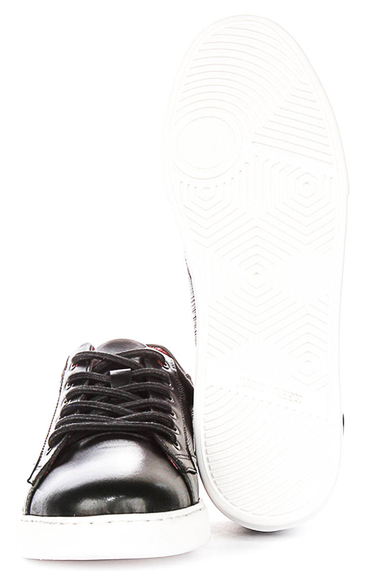 Roland In Black Smart Trainers