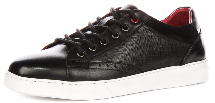 Roland In Black Smart Trainers