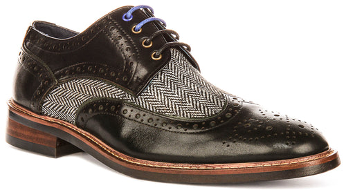 Sean Tweed Brogues In Black