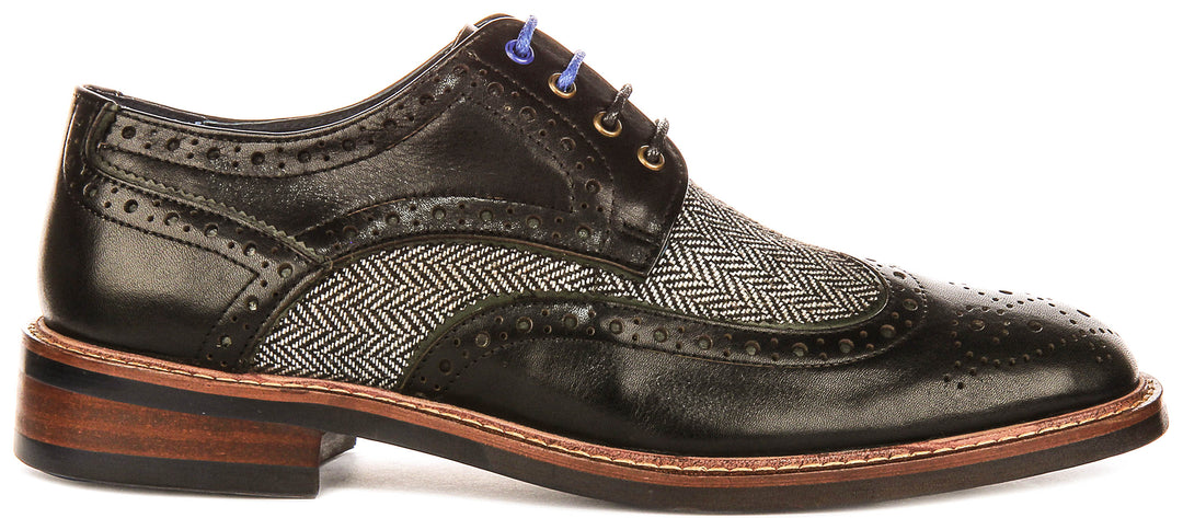 Sean Tweed Brogues In Black