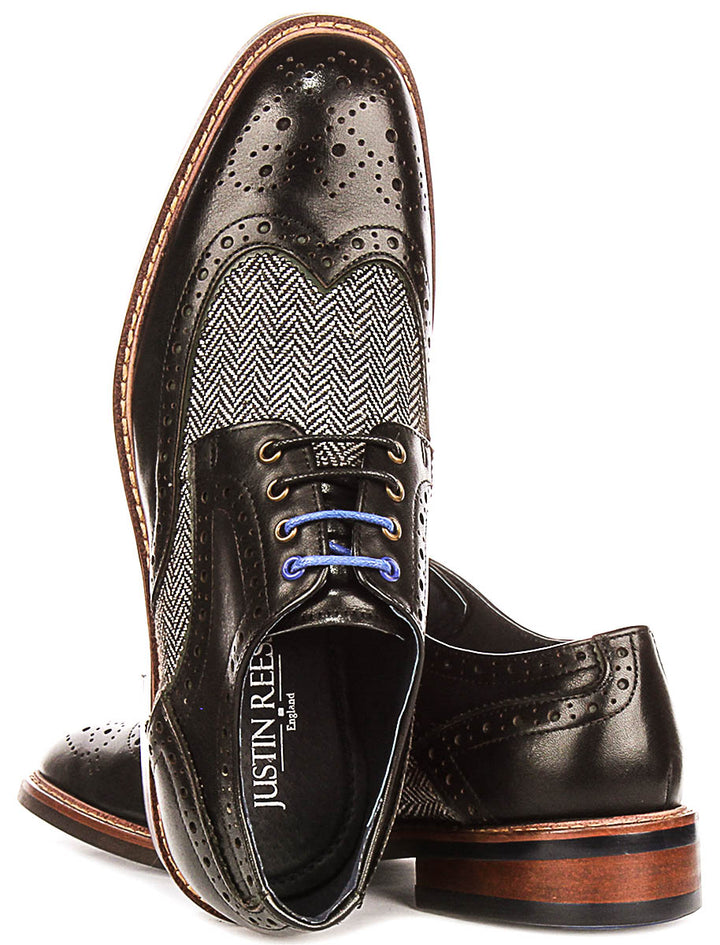 Sean Tweed Brogues In Black