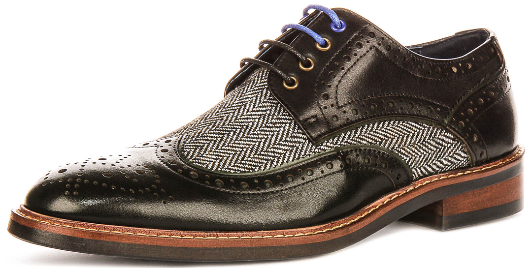 Sean Tweed Brogues In Black