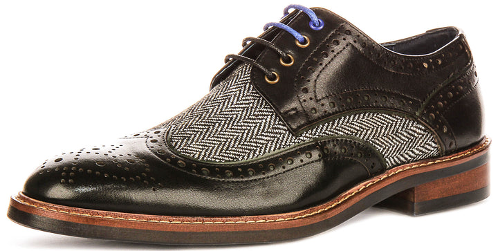 Sean Tweed Brogues In Black