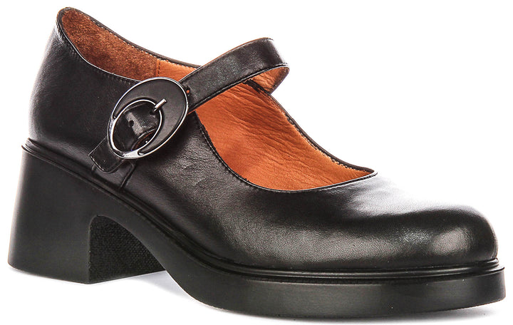 Nancy Mary Jane Shoes In Black