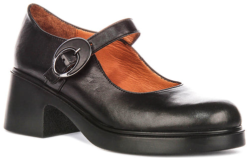 Nancy Mary Jane Shoes In Black