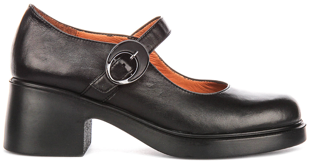Nancy Mary Jane Shoes In Black