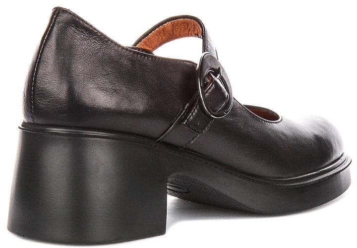 Nancy Mary Jane Shoes In Black