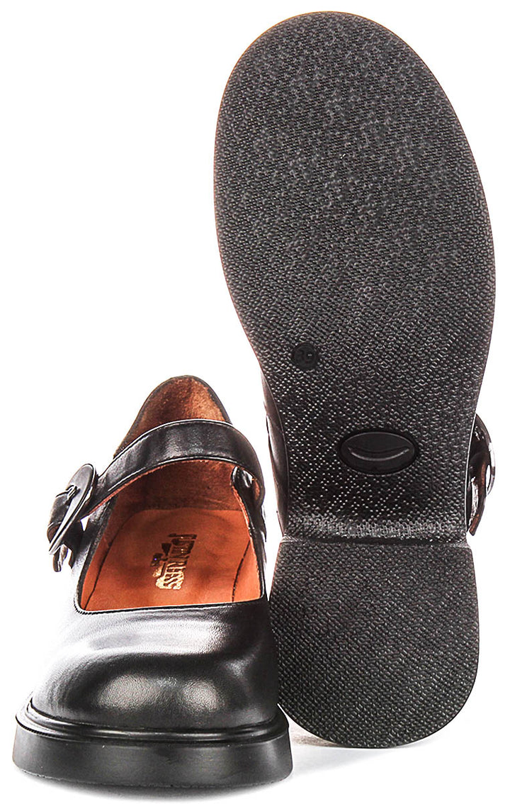 Nancy Mary Jane Shoes In Black