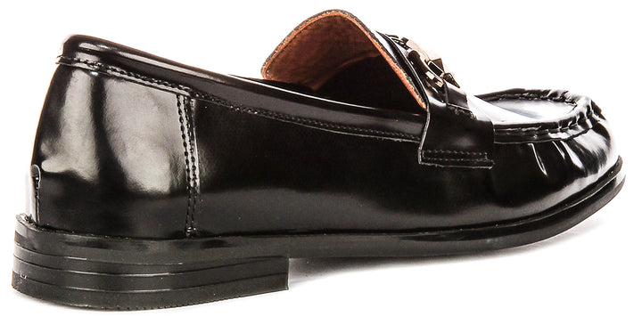 Trish In Hi Shine Black Loafer