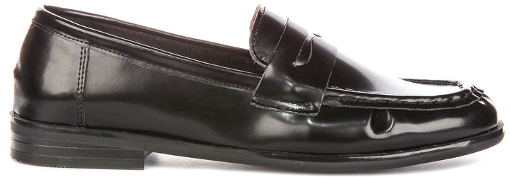 Rayleigh In Hi Shine Black Loafers