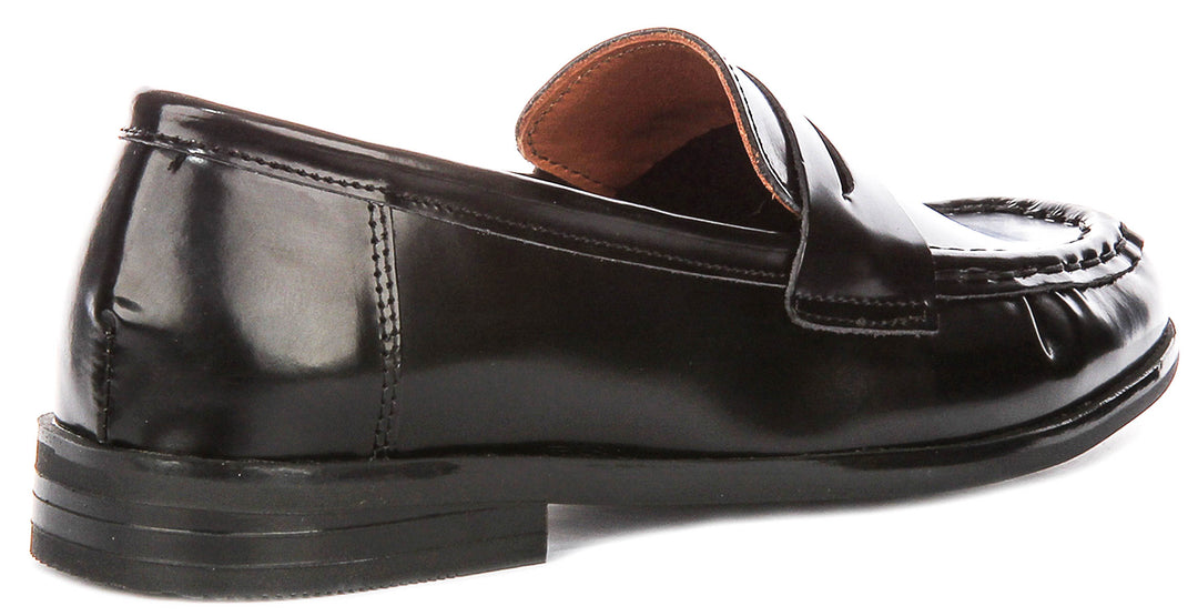 Rayleigh In Hi Shine Black Loafers