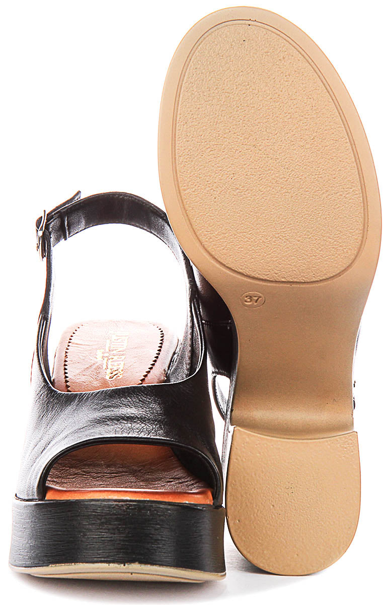 Teresa Peep Toe Platform In Black