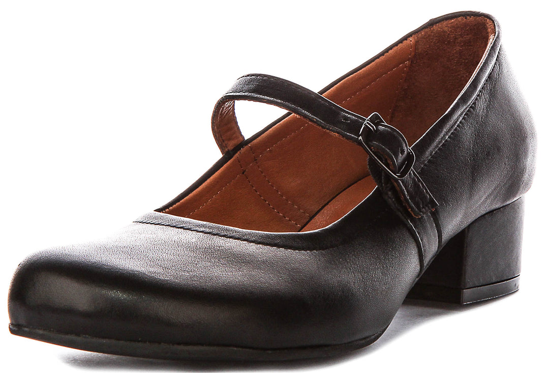 Orla Heel Mary Jane In Black