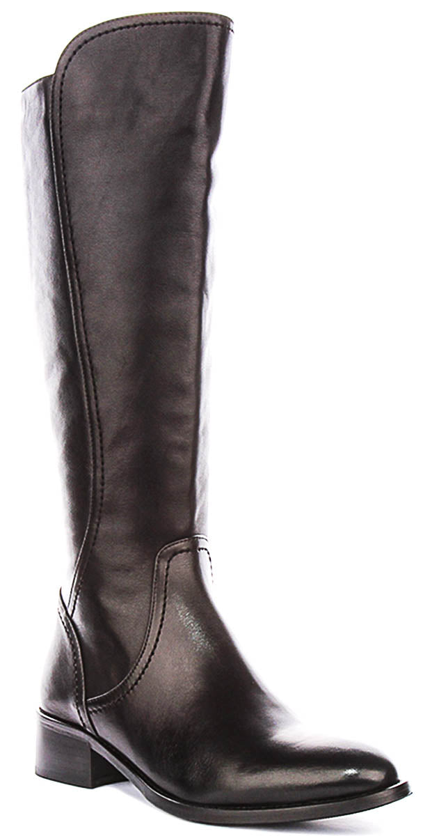 Eden Riding Boots In Black