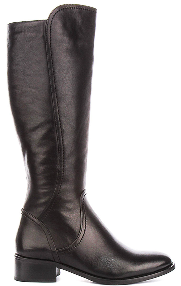 Eden Riding Boots In Black