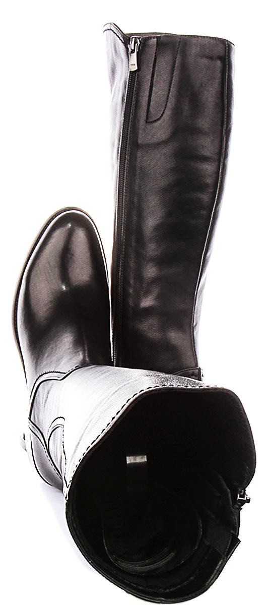 Eden Riding Boots In Black