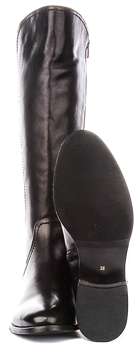 Eden Riding Boots In Black