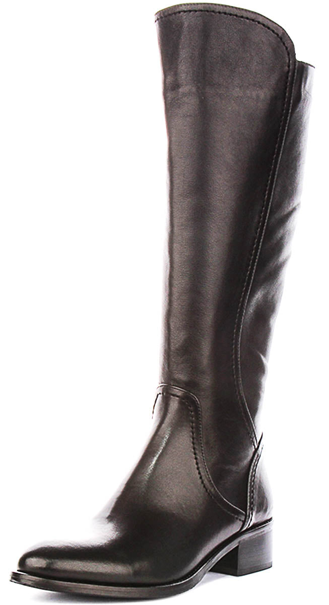 Eden Riding Boots In Black