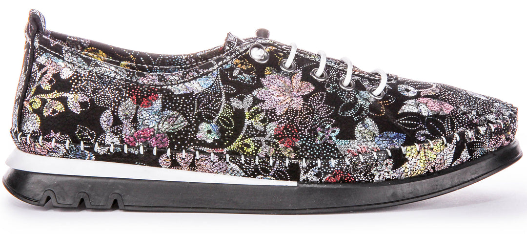 Bryony Slip On Shoes In Black Floral