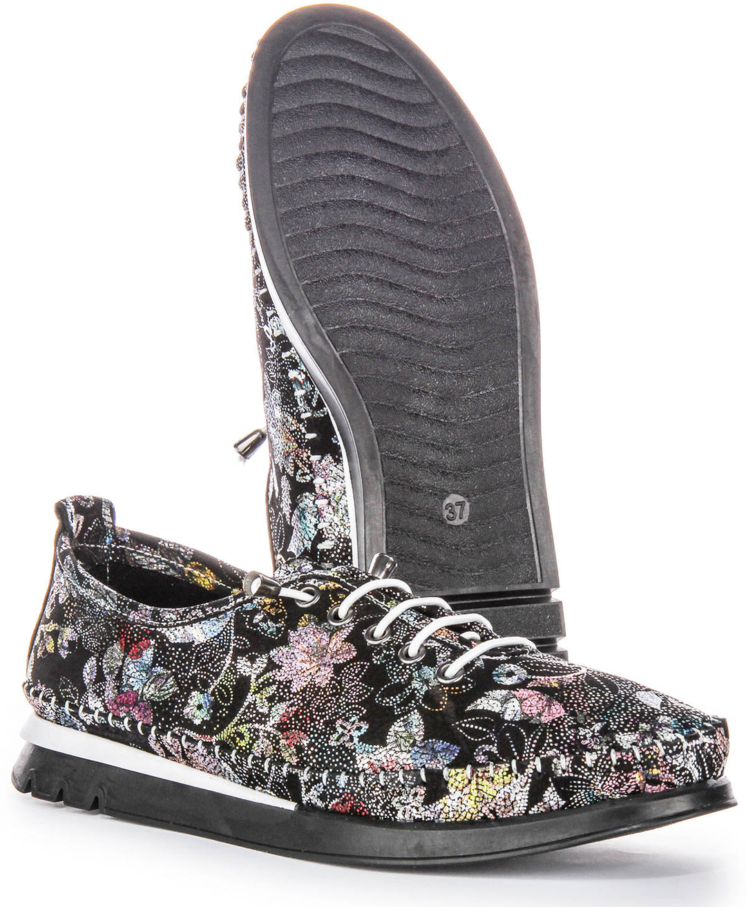 Bryony Slip On Shoes In Black Floral