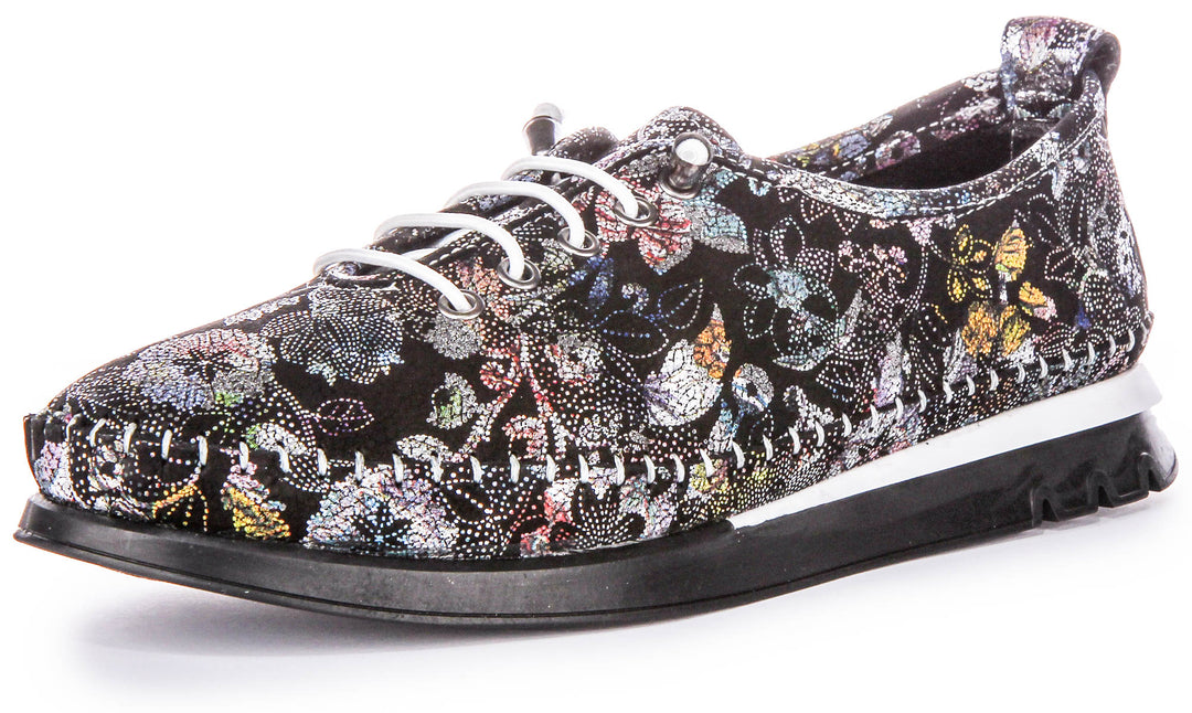 Bryony Slip On Shoes In Black Floral