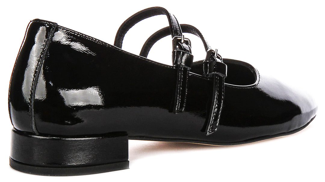 Kalie Mary Jane In Black Patent Leather