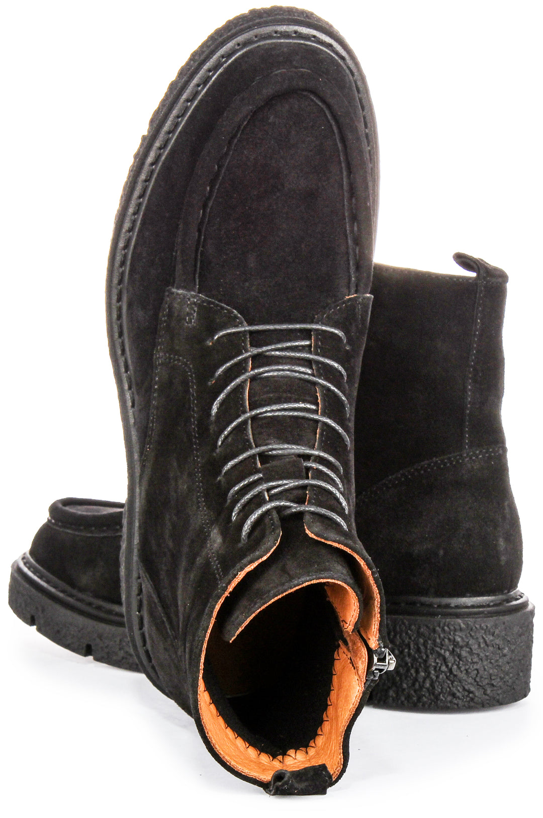 Alani Ankle Boots In Black Suede