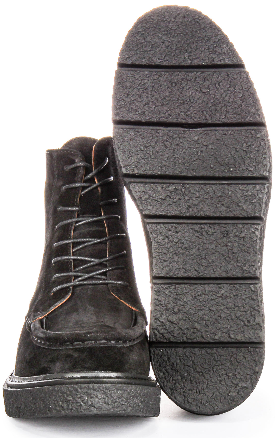 Alani Ankle Boots In Black Suede