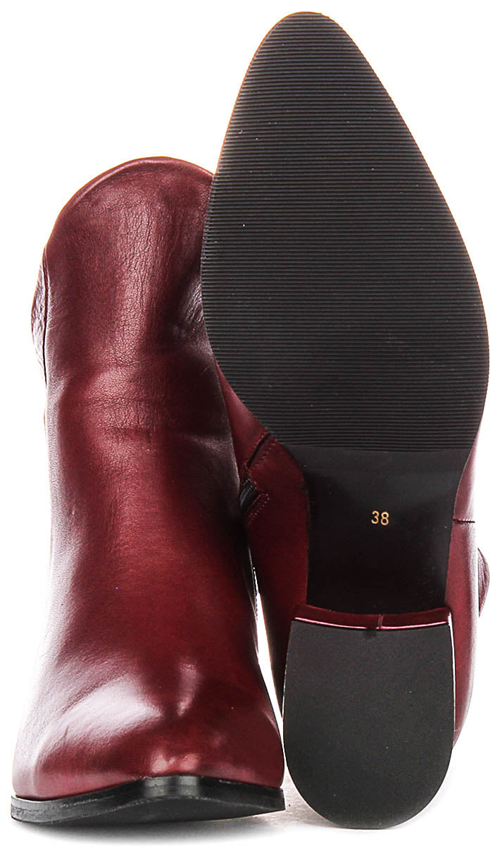 Bonny Boots In Bordo