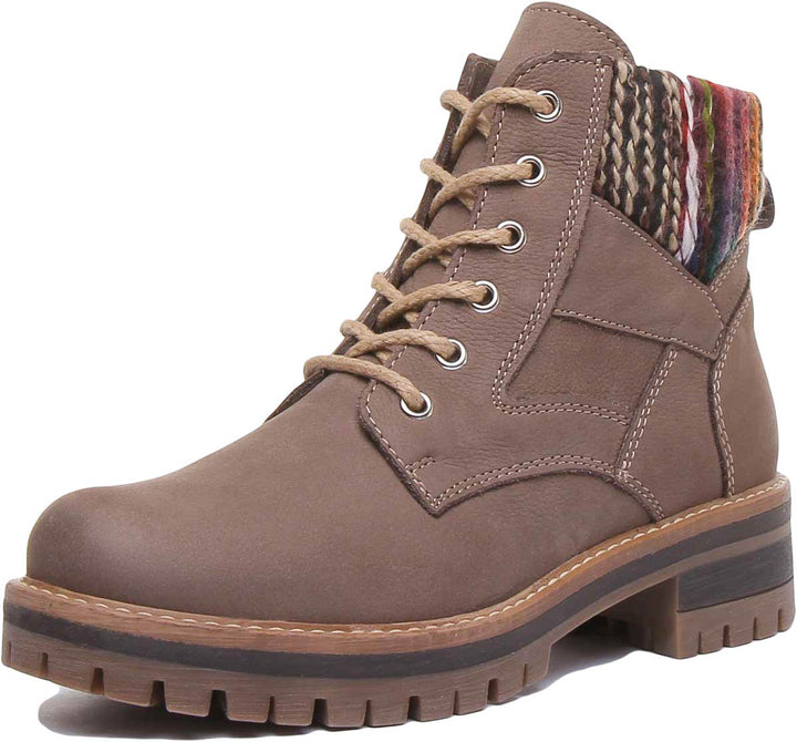 Ella Warm Hiker Boot In Brown