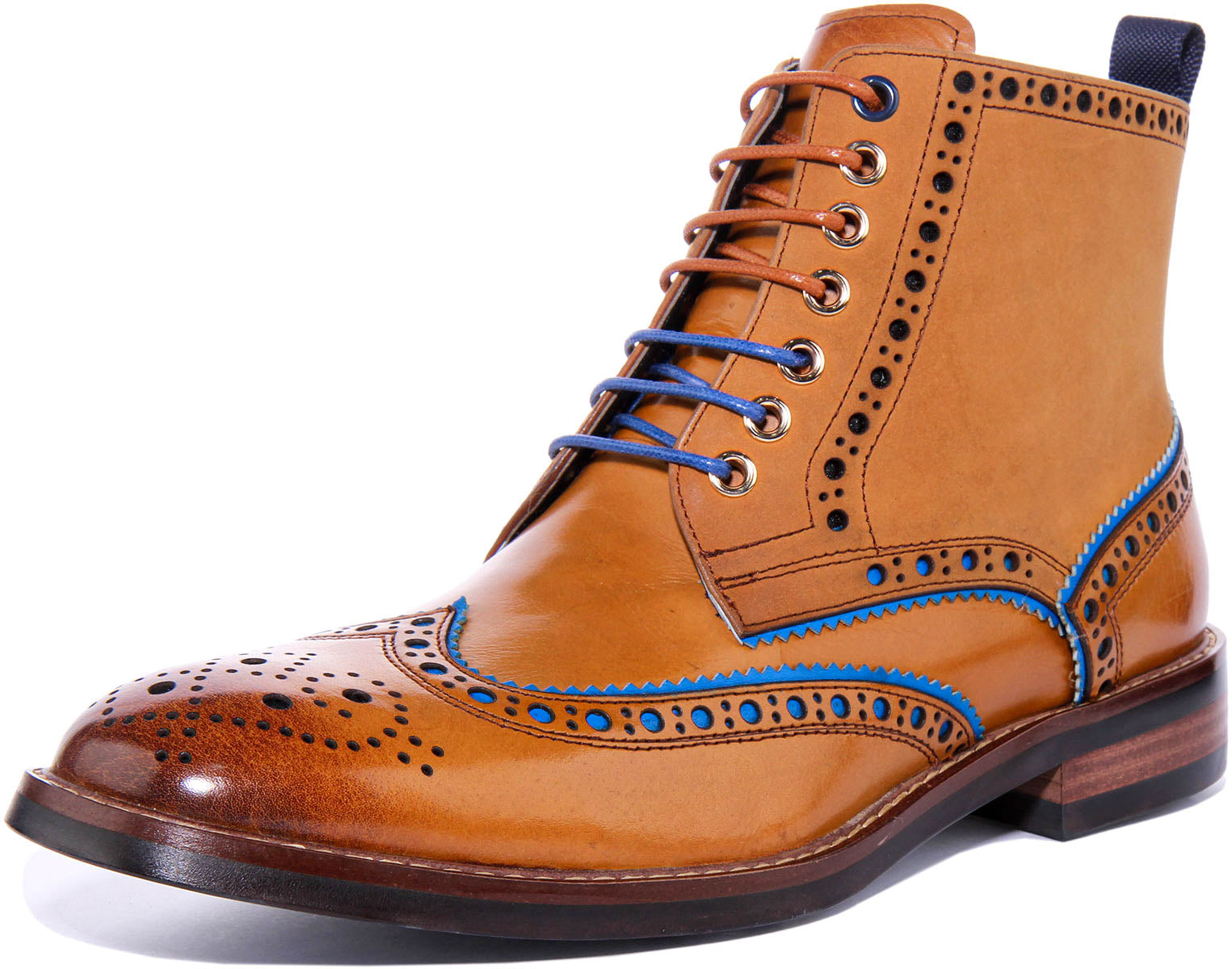 Hjenno brogue clearance ankle boots