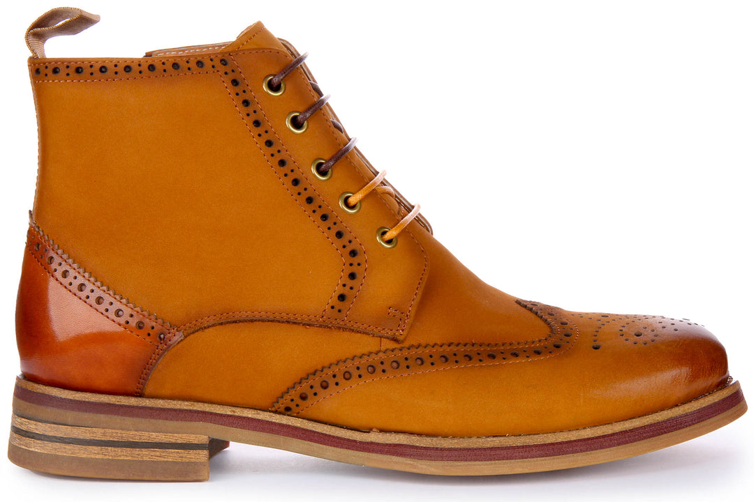 Reid Ankle Boots In Brown