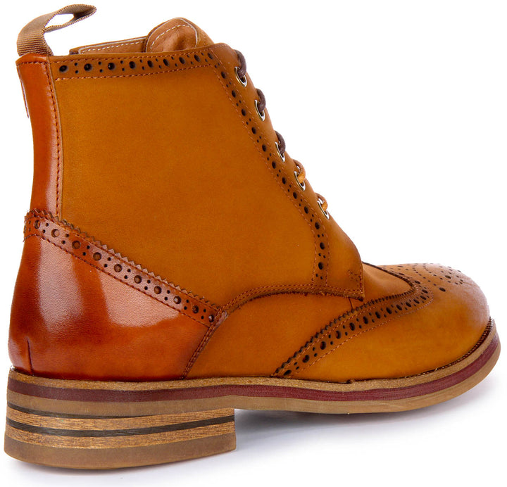 Reid Ankle Boots In Brown
