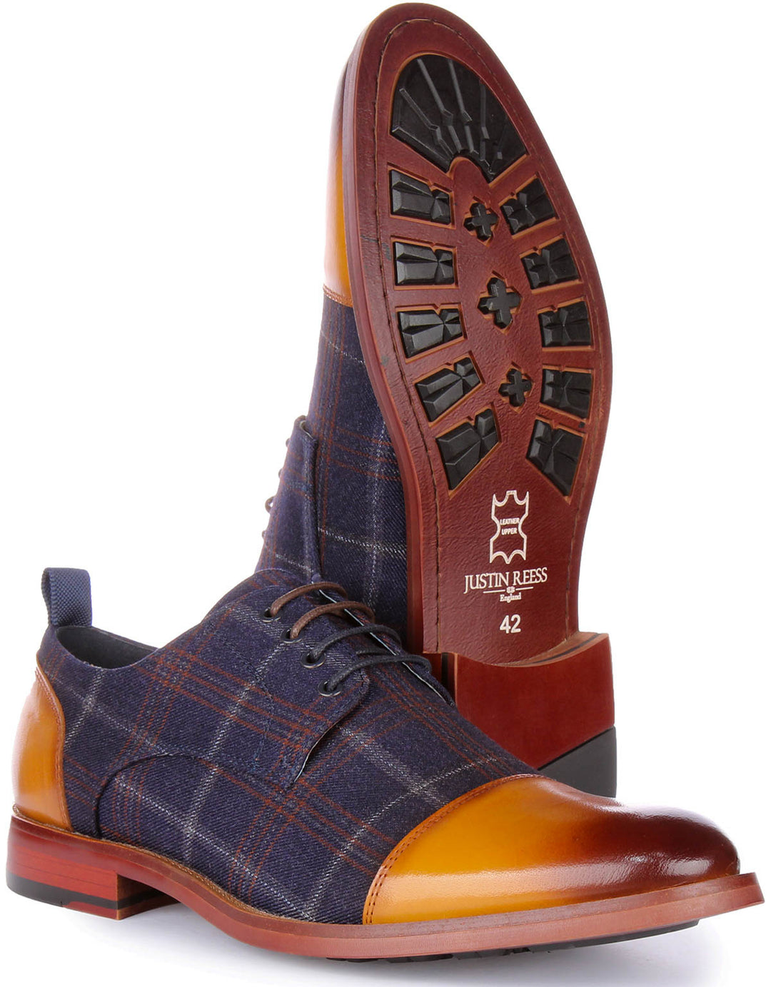 JUSTINREESS ENGLAND Ronnie In Brown | Oxford Toe Shoes – Justin Reess